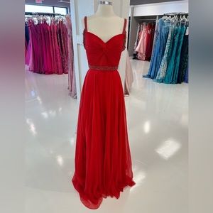 Sherri Hill 50086 red size 10